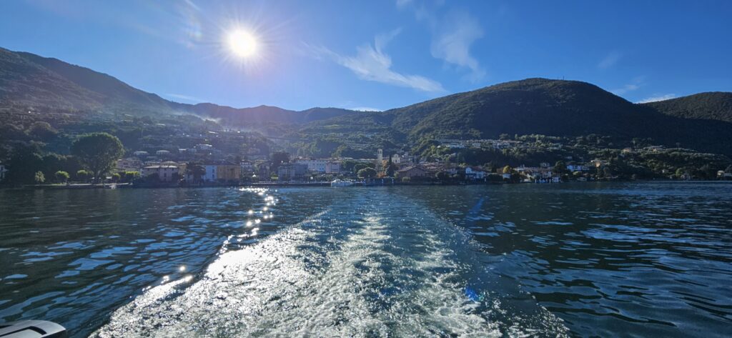 Boat trip Lake Iseo ENIT 10 year celebration.