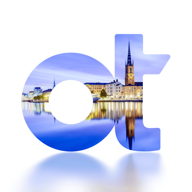 Logo OpenText à Stockholm